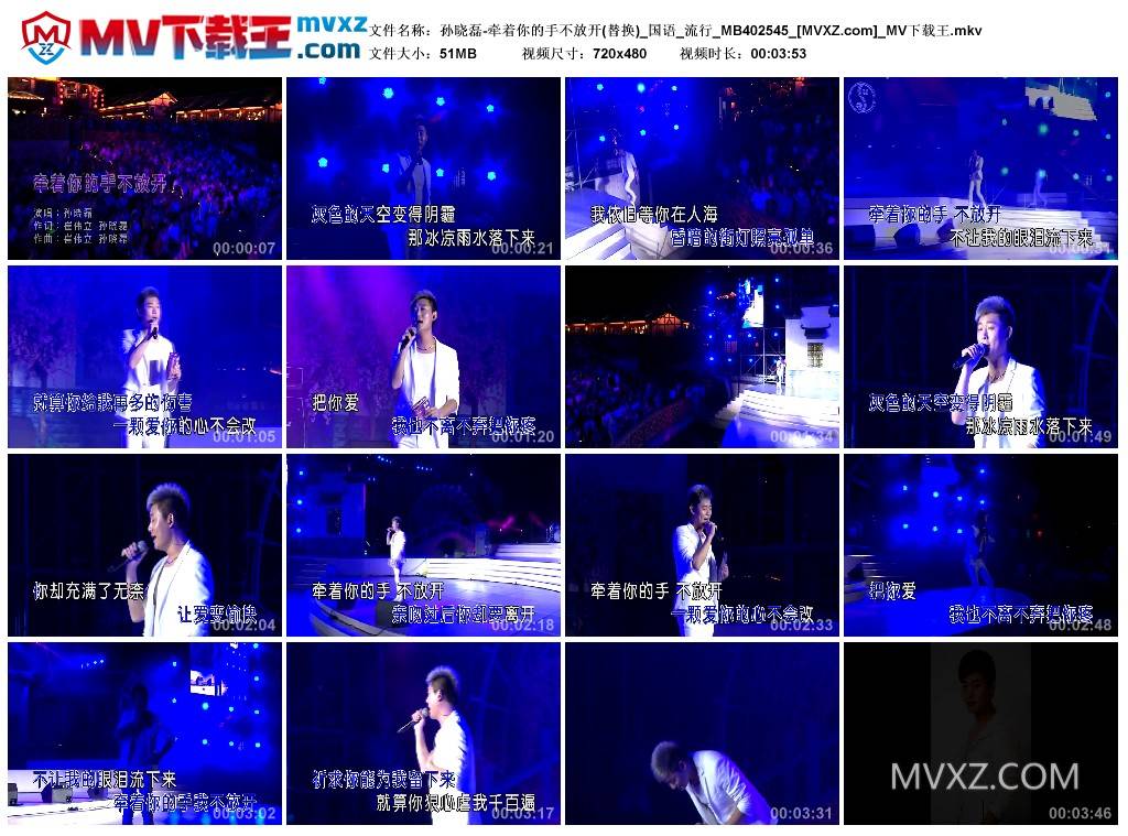 孙晓磊-牵着你的手不放开(替换)_国语_流行_MB402545